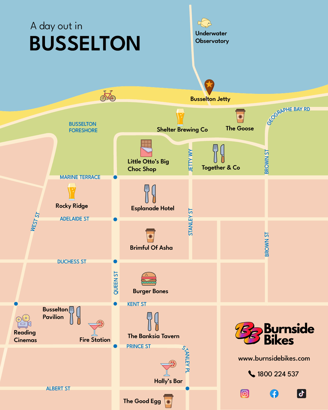 Busselton Town Map
